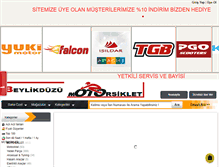 Tablet Screenshot of beylikduzumotorsiklet.com